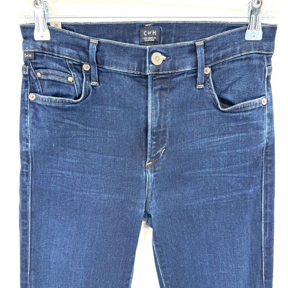 CITIZENS OF HUMANITY Rocket High Rise Skinny Dark Wash Jeans Size 28 - Picture 2 of 8